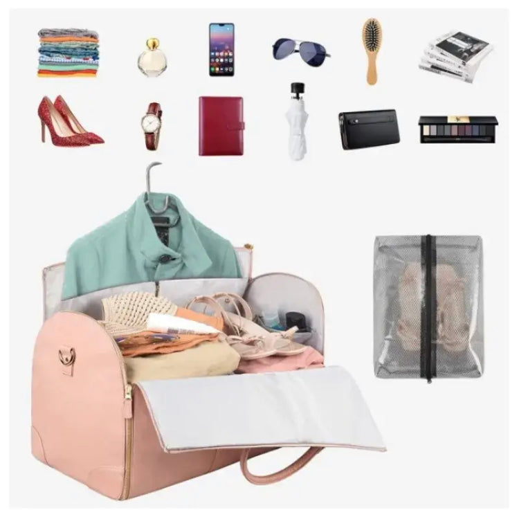 Women Duffel Travel Bag, Multifunctional Luggage Garment Bag, Foldable Men And Women Travel Bag Women Duffel Travel Bag, Multifunctional Luggage Garment Bag, Foldable Men And Women Travel Bag